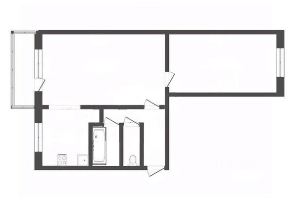 
  Продается 2-комн. квартира, 45 м², Рекордная ул, д. 27А
. Фото 21.
