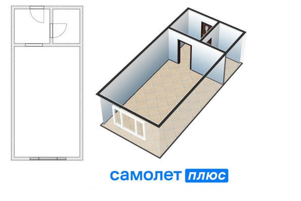
  Продается 1-комн. квартира, 22.6 м², Агеева ул, д. 6А
. Фото 18.