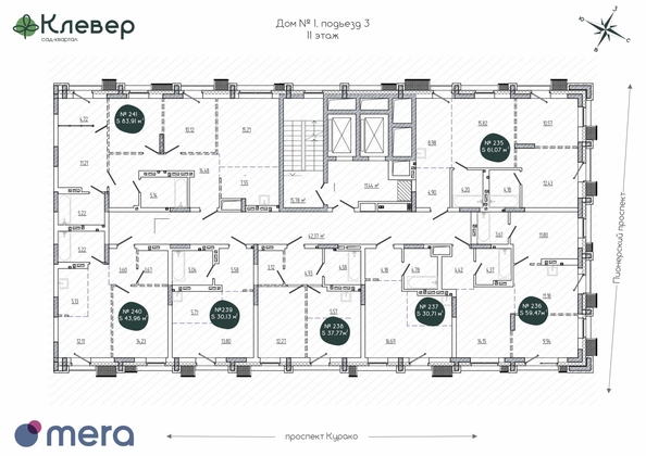 
  Продается 1-комн. квартира, 30.71 м², ЖК Клевер
. Фото 1.