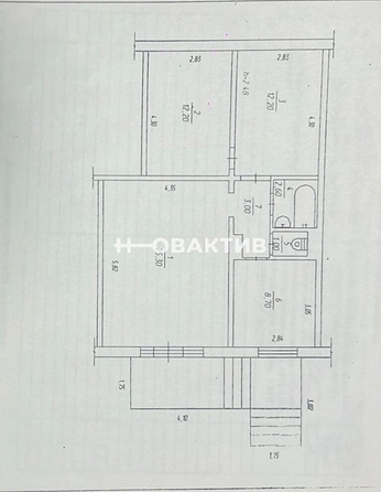 
  Продается универсальное помещение, 64.3 м², Обручева ул, д. 42
. Фото 4.