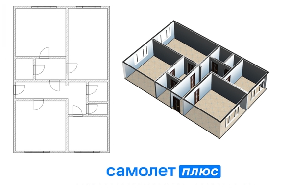 
  Продается 3-комн. квартира, 81.4 м², Серебряный бор ул, д. 3
. Фото 2.