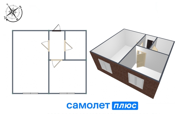 
  Продается 1-комн. квартира, 34.8 м², Леонова ул, д. 26
. Фото 18.