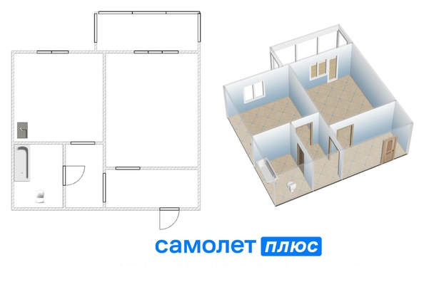 
  Продается 1-комн. квартира, 36.8 м², Молодежный пр-кт, д. 25
. Фото 20.