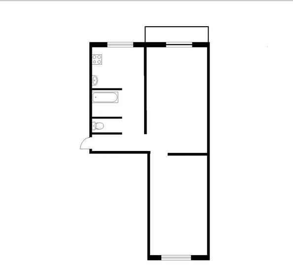 
  Продается 2-комн. квартира 43 м². Фото 15.