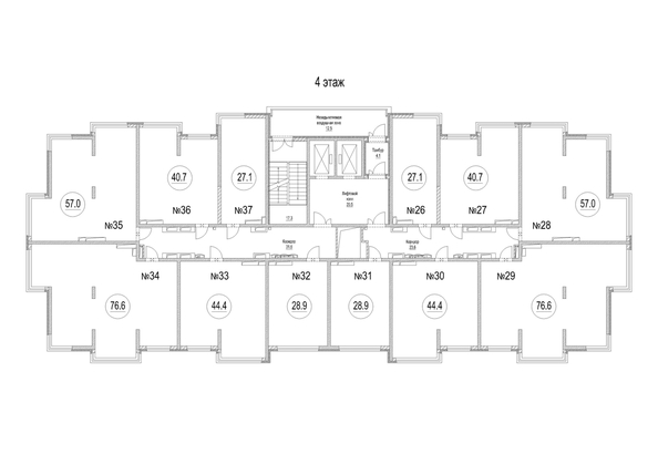 
  Продается 3-комн. квартира 76.6 м², в ЖК Сити-парк, дом 9. Фото 1.