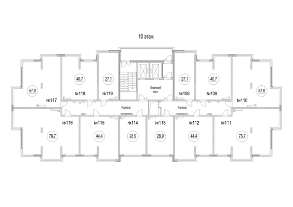 
  Продается 3-комн. квартира 76.7 м², в ЖК Новоильинка, 2 этап. Фото 1.