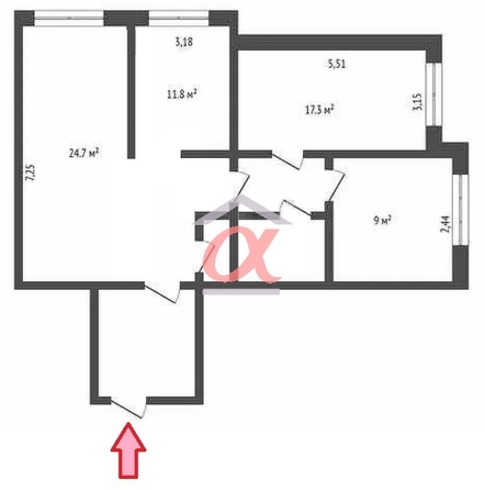 
  Продается 3-комн. квартира 93.8 м². Фото 26.