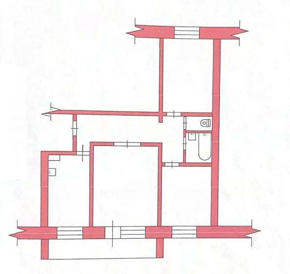 
  Продается 3-комн. квартира 58 м². Фото 18.