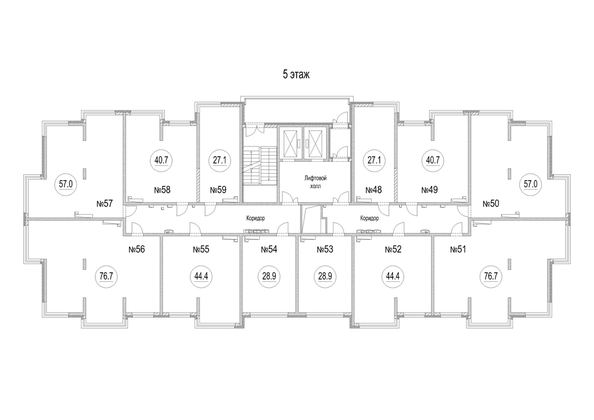 
  Продается 2-комн. квартира 57 м², в ЖК Новоильинка, 2 этап. Фото 1.