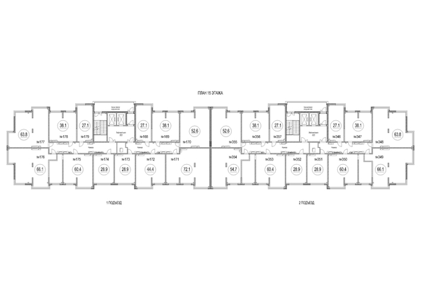 
  Продается 2-комн. квартира 60.4 м², в ЖК Сити-парк, дом 10. Фото 1.
