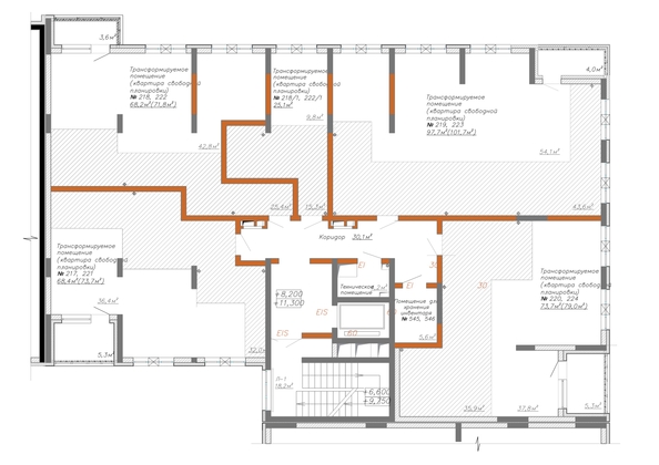 
  Продается 3-комн. квартира 71.8 м², в ЖК Уютный квартал, дом 2. Фото 2.