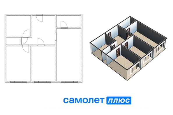 
  Продается 2-комн. квартира 58.3 м². Фото 21.
