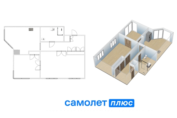 
  Продается 2-комн. квартира 77.7 м². Фото 34.