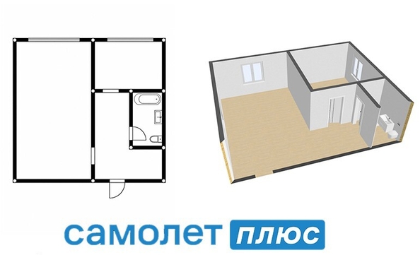
  Продается 1-комн. квартира 35.3 м². Фото 1.