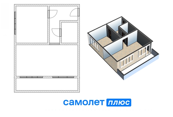 
  Продается 2-комн. квартира 48 м². Фото 11.