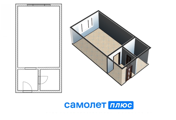 
  Продается студия 22.6 м². Фото 2.