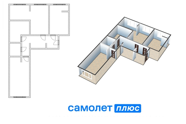 
  Продается 3-комн. квартира 88.5 м². Фото 35.
