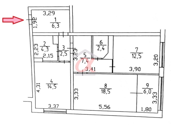 
  Продается 2-комн. квартира 75 м². Фото 24.