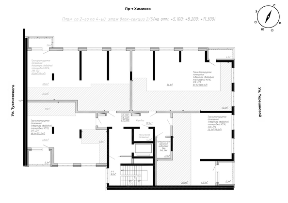 
  Продается 3-комн. квартира 73.7 м², в ЖК Уютный квартал, дом 2. Фото 5.
