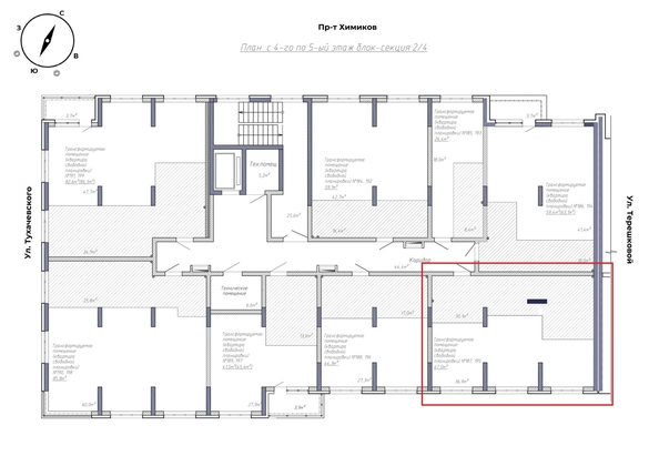 
  Продается 3-комн. квартира 67 м², в ЖК Уютный квартал, дом 2. Фото 5.