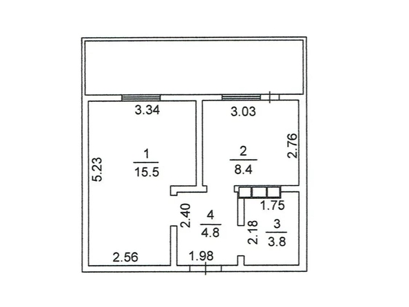 
  Продается 1-комн. квартира 32.5 м², в ЖК Юность-2, дом 2. Фото 2.