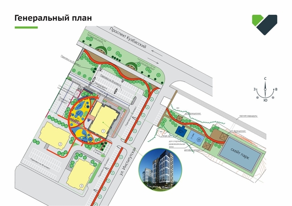 
  Продается 3-комн. квартира 61.9 м², в ЖК Чемпион-парк, дом 1. Фото 2.