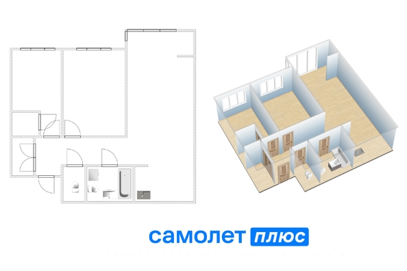 
  Продается 3-комн. квартира 72.3 м², в ЖК Мичуринская аллея, дом 58 корп 4 . Фото 30.