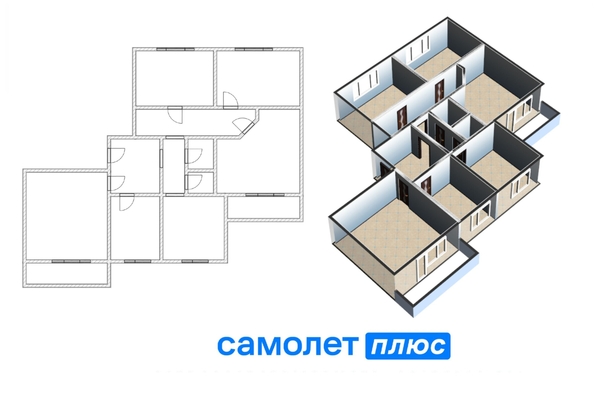 
  Продается 4-комн. квартира 103.5 м². Фото 1.