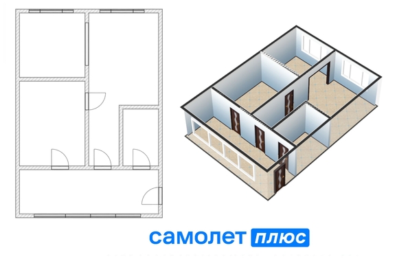 
  Продается дом 60 м². Фото 3.