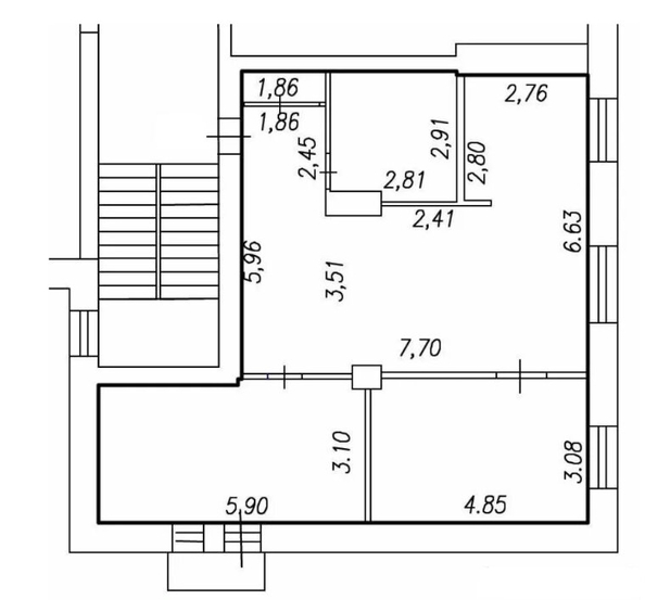 
  Сдается 3-комн. квартира 81.8 м². Фото 22.