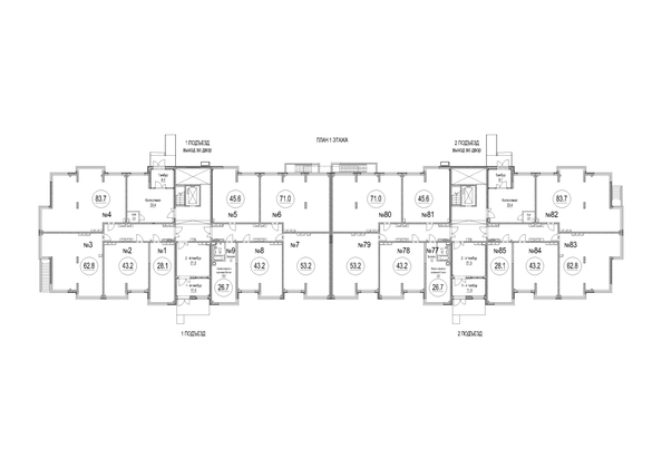 
  Продается 3-комн. квартира 71 м², в ЖК Солнечный бульвар, дом 23 корп 4. Фото 1.