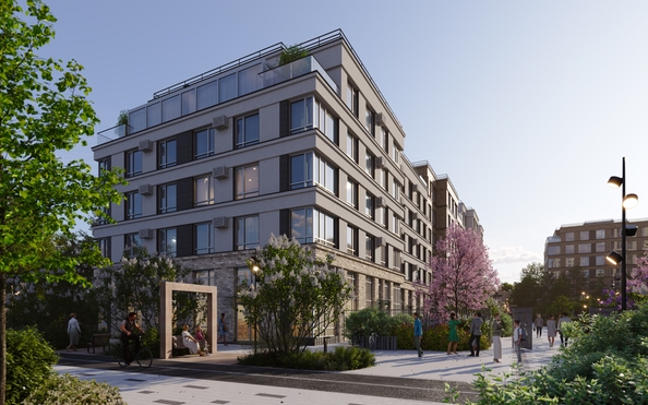 
  Продается 1-комн. квартира 33.5 м², в ЖК Уютный квартал, дом 1. Фото 24.