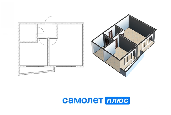 
  Продается 2-комн. квартира 36.1 м², в ЖК Кемерово-Сити, дом 21. Фото 19.