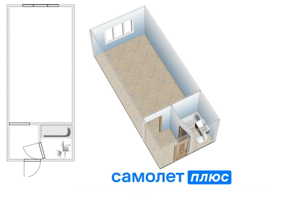 
  Продается 1-комн. квартира 22.5 м². Фото 2.