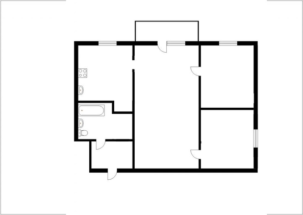 
  Продается 3-комн. квартира 46.3 м². Фото 14.