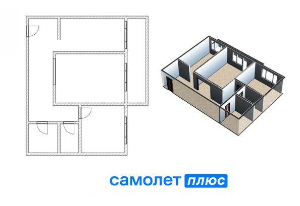 
  Продается 2-комн. квартира 52 м². Фото 27.