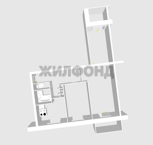 
   Продам 3-комнатную, 58.4 м², Котовского ул, 48

. Фото 13.