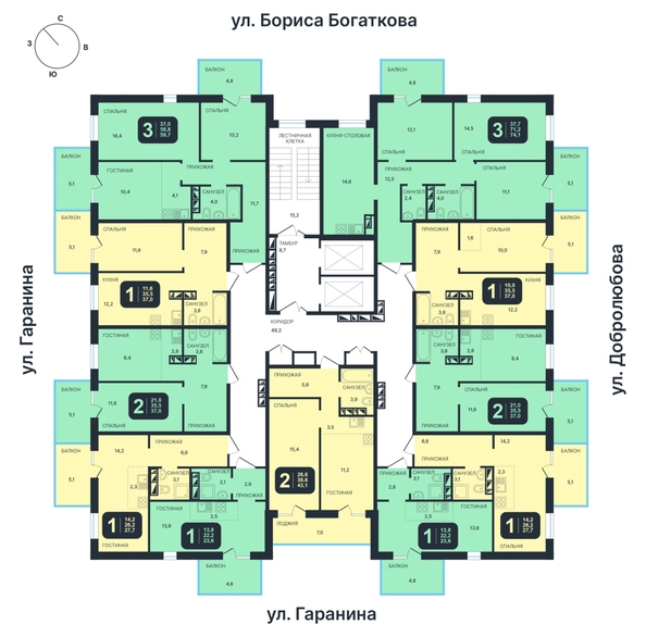 
  Продается студия, 27.7 м², ЖК Никольский парк, дом 4
. Фото 1.