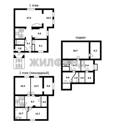 
   Продам дом, 227 м², Новосибирск

. Фото 29.