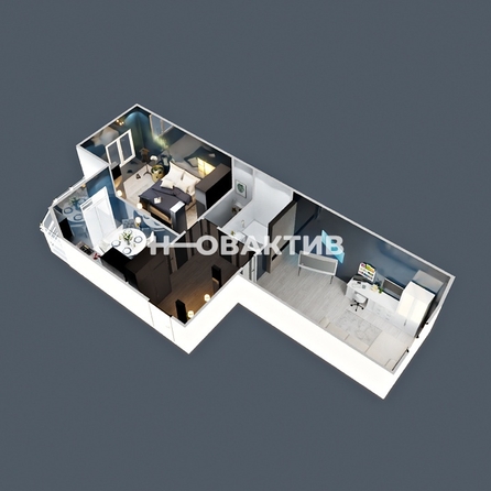 
  Продается 2-комн. квартира, 61.6 м², Ивлева ул, д. 160
. Фото 4.