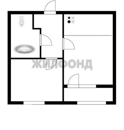 
   Продам 2-комнатную, 39.6 м², 3-й микрорайон, 15/1

. Фото 27.
