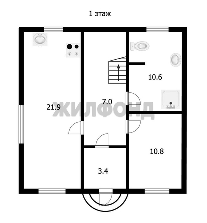 
   Продам дом, 118.5 м², Новосибирск

. Фото 25.