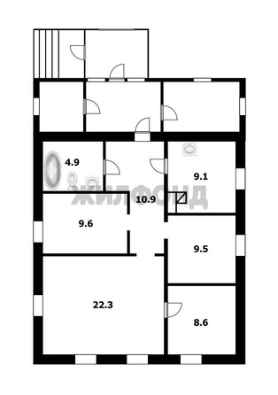 
   Продам дом, 74.9 м², Болотное

. Фото 6.