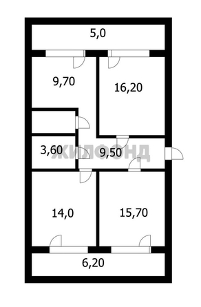
   Продам 3-комнатную, 70.4 м², , 30/3

. Фото 7.