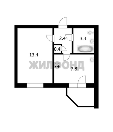 
   Продам 1-комнатную, 27.3 м², Есенина ул, 10/1

. Фото 8.