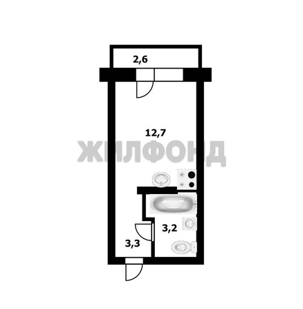 
   Продам студию, 19.2 м², Твардовского ул, 22/5

. Фото 9.