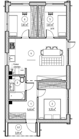 
   Продам дом, 60.6 м², Аляска КП

. Фото 4.