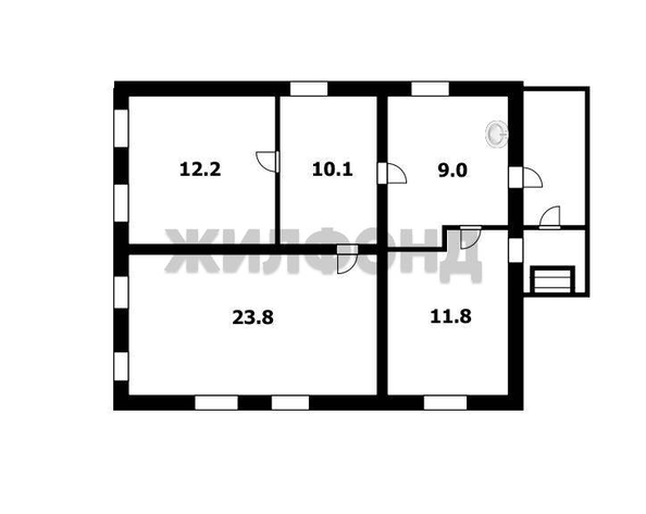 
   Продам дом, 66.9 м², Новосибирск

. Фото 2.
