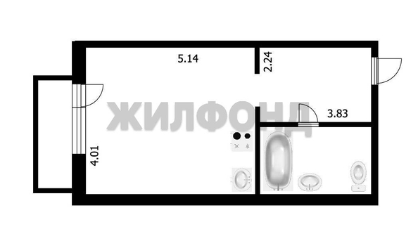 
   Продам студию, 35.1 м², Волховская ул, 37

. Фото 12.