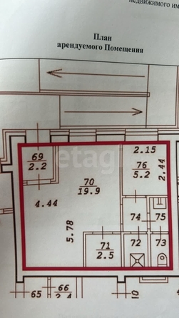 
   Сдам торговое помещение, 35.9 м², Виктора Уса ул, 1/2

. Фото 4.